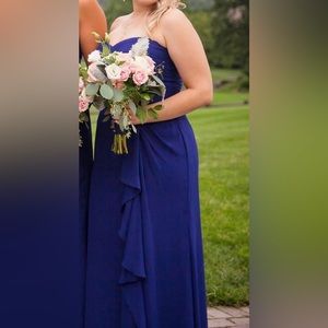 Royal blue formal dress